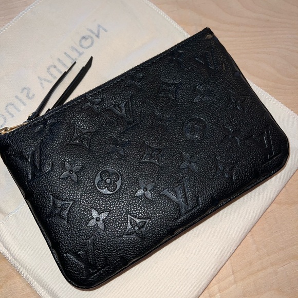 Louis Vuitton Double Zip Pochette Monogram Empreinte - Picture 2 of 15